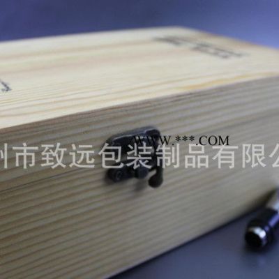 松木双瓶装酒盒 LOGO印刷 定做木盒 实木酒盒 供货